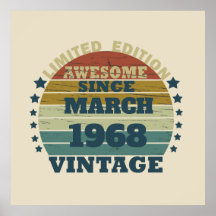 Personlig 55 vintagar 55 födelsedag