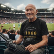 Personlig 60:e födelsedagen 1966 Namn Black Guld