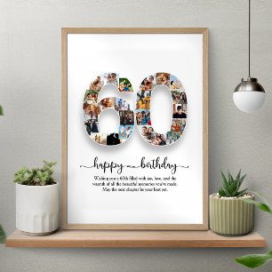 Personlig 60:e födelsedagshus Poster