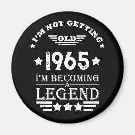 Personlig 60 vintagars 60-årsgåvor magnet