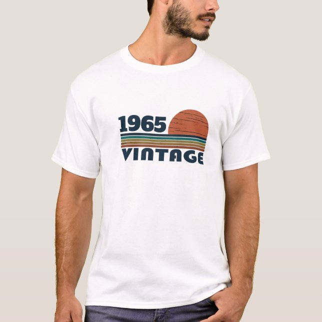 Personlig 60 vintagars 60-årsgåvor t shirt (Framsida)