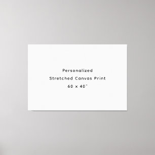 Personlig 60 x 40" sträckt canvastryck