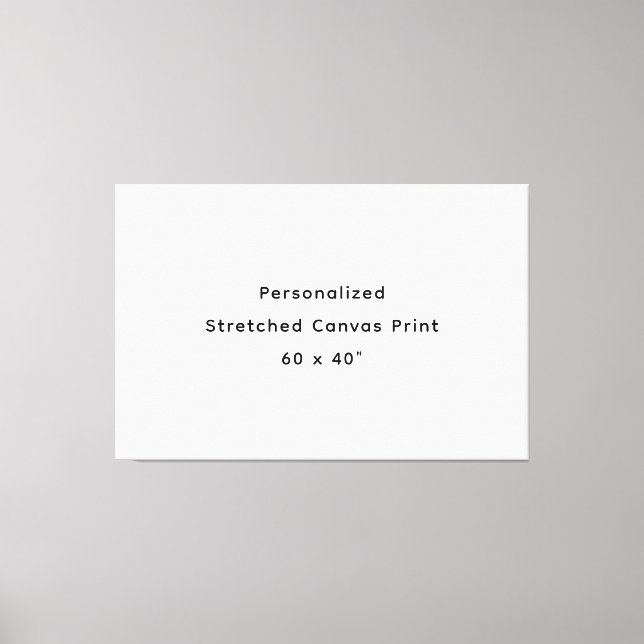 Personlig 60 x 40" sträckt canvastryck (Framsida)
