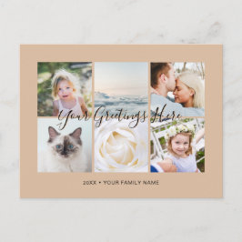 Personlig 6 bilder Universella hälsningar Vykort