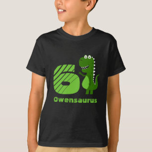 Personlig 6e födelsedagspresent t shirt