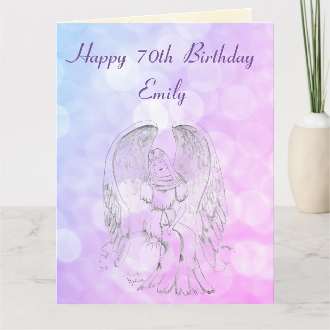 Personlig 70-årsdag kort (Framsida)