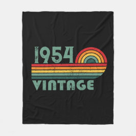 Personlig 70-årsdagen för 70 vintagar fleecefilt