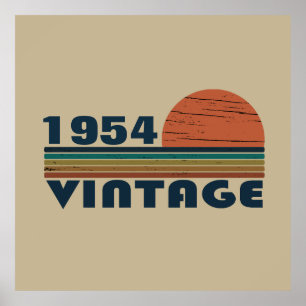 Personlig 70-årsdagen för 70 vintagar poster