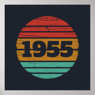 Personlig 70-årsdagen för 70 vintagar poster