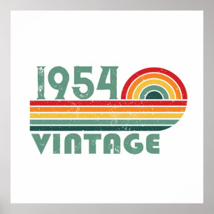 Personlig 70-årsdagen för 70 vintagar poster