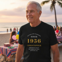 Personlig 70:e födelsedagen 1956 Namn Black Guld