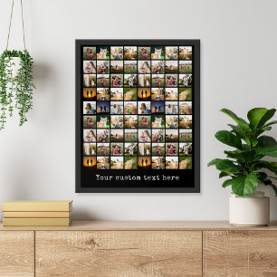 Personlig 72 Fotokollage Poster