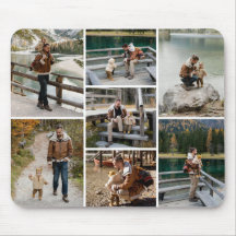 Personlig 7 Foto Mousepad