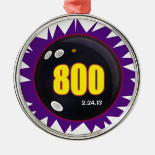 Personlig 800 i Bowling Julgransprydnad Metall