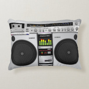Personlig 80:s återloppsruta för Boombox Prydnadskudde