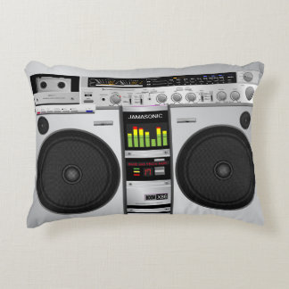 Personlig 80:s återloppsruta för Boombox Prydnadskudde
