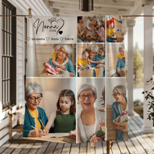 Personlig 8 Foto Bästa Nonna Någonsin Minimalistis Fleecefilt
