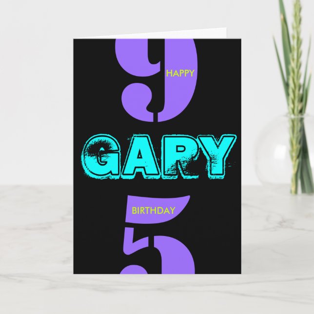 Personlig 95:e POP-hälsningskort Kort (Framsida)