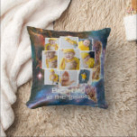 Personlig 9, bild och text bäst i Galaxy Kudde<br><div class="desc">Gör en Personlig med nio foto keepsakuddar från Ricaso - lägg till dina egna foton och text - fotosamlingskvarnar - Personlig 9 Photo and Text Best i Galaxy,  med bakgrunden nubula.</div>