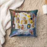 Personlig 9, bild och text bäst i Galaxy Kudde<br><div class="desc">Gör en Personlig med nio foto keepsakuddar från Ricaso - lägg till dina egna foton och text - fotosamlingskvarnar - Personlig 9 Photo and Text Best i Galaxy,  med bakgrunden nubula.</div>