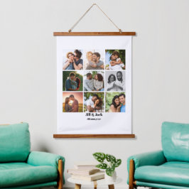 Personlig 9 Fotokollage-mall för Par