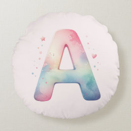 Personlig 'A' Födelse runt kudde