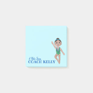Personlig A Note from Synchro Simma Coach Post-it Block