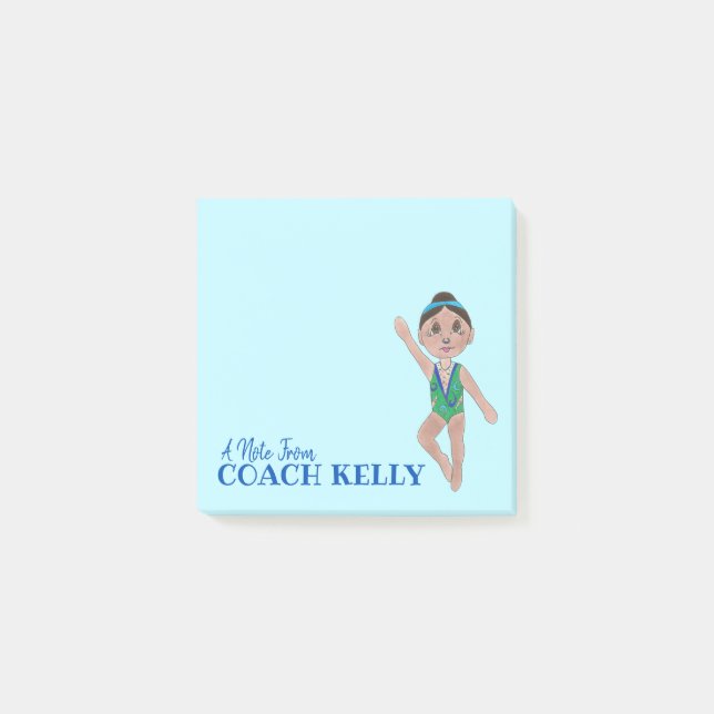 Personlig A Note from Synchro Simma Coach Post-it Block (Framsida)