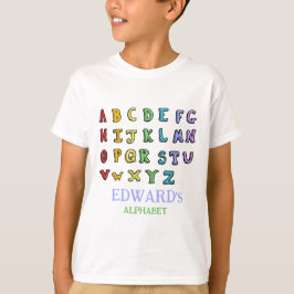 personlig ABC alfabet tidigt inlärning T Shirt