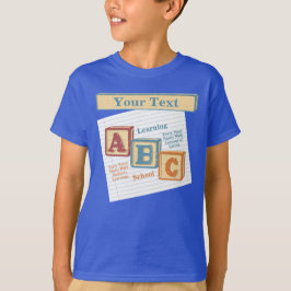 Personlig ABC Learning School T Shirt