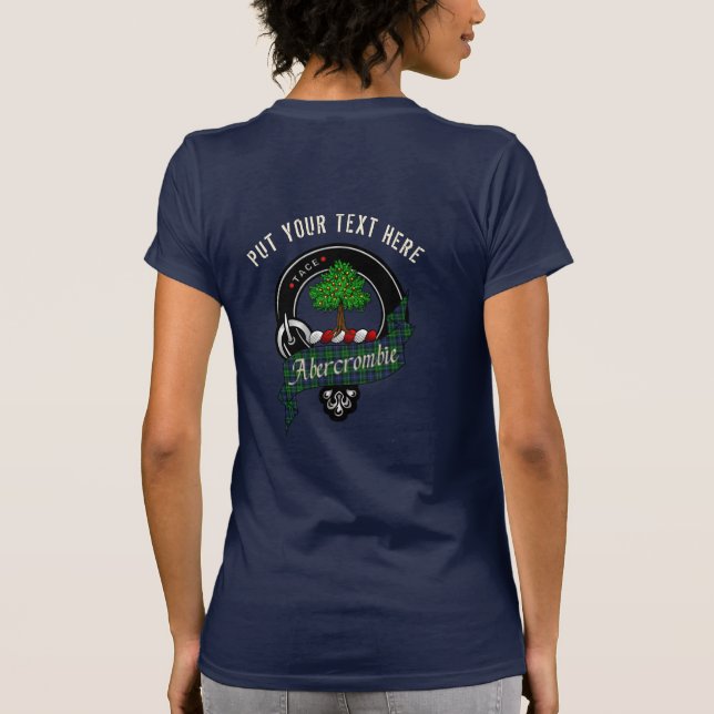 Personlig Abercrombie Klan Badge Women's's T Shirt (Baksida)