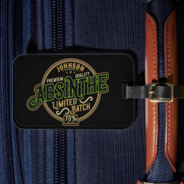 Personlig Absinthe Herbal Spirit Liquor Label Bagagebricka