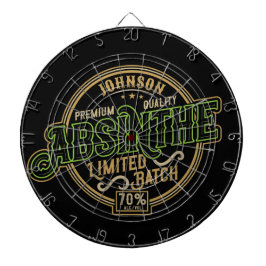 Personlig Absinthe Herbal Spirit Liquor Label Darttavla