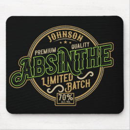 Personlig Absinthe Herbal Spirit Liquor Label Musmatta