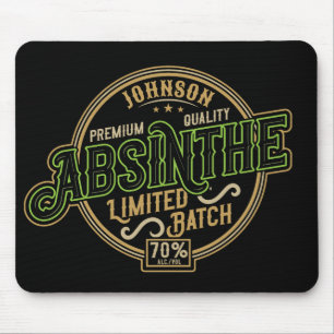 Personlig Absinthe Herbal Spirit Liquor Label Musmatta