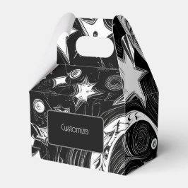 Personlig Abstrakt Måne och stjärnor Presentaskar