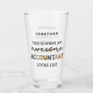 Personlig Accountant Funny Fantastisk Accountant Glaskopp