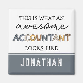 Personlig Accountant Funny Fantastisk Accountant Magnet