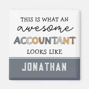 Personlig Accountant Funny Fantastisk Accountant Magnet