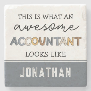Personlig Accountant Funny Fantastisk Accountant Stenunderlägg
