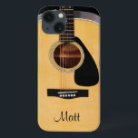 Personlig Acoustic Guitar Music iphone case<br><div class="desc">Personlig Acoustic Guitar Music Samsung Galaxy Fodral. Fyll i ditt namn när du uppmanas att anpassa och anpassa på vilket sätt du vill. En underbar gåva till din favoritgitarr,  musiker eller musik älskare.</div>