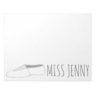 Personlig Acro Tumbling Dance Gym Coach Teacher Anteckningsblock