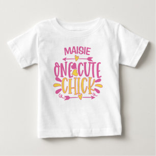 Personlig ADD NAMN En Rosa för Chick av utspädd Gu T Shirt