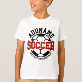 Personlig ADD NAMN Fotbollsspelare Lag Tie-Dye T Shirt