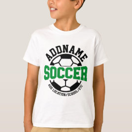 Personlig ADD NAMN Fotbollsspelare Lag Tie-Dye T Shirt