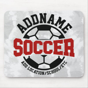 Personlig ADD NAMN fotbollsspelarteamet Tie-Dye Musmatta