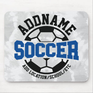 Personlig ADD NAMN fotbollsspelarteamet Tie-Dye Musmatta