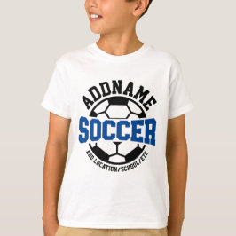 Personlig ADD NAMN fotbollsspelarteamet Tie-Dye T Shirt