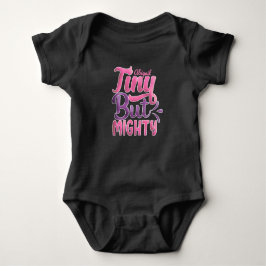 Personlig ADD NAMN Tiny men milt Rosa Lila T Shirt