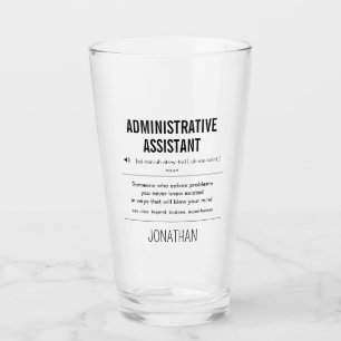 Personlig Administrationsassistenten är funny Glaskopp